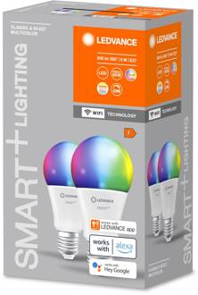 WiFi E27 9W Classic RGBW set van 2