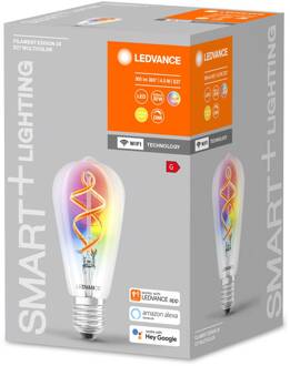 WiFi filament Classic E27 4,5W 827 transparant