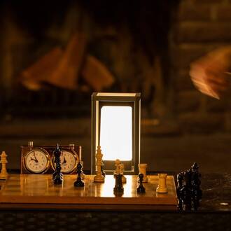 WiFi LED-batterij-tafellamp FRAME, donkergrijs IP44