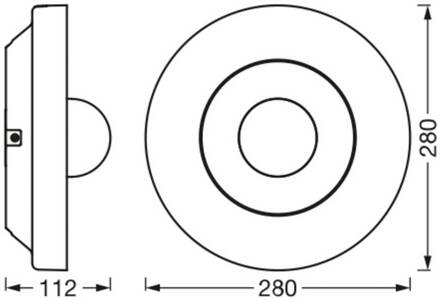 Wifi LED-buitencamera CIRCLE, grafiet Sensor IP44 donkergrijs