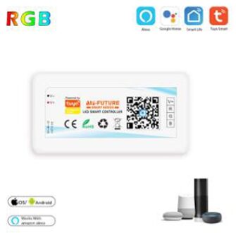 Wifi Led Controller Ios Android Alexa Google Home Wi-fi Dc 5-24V Voor 5050 Enkele Kleur/ cct/Rgb/Rgbww/Rgb + Cct Led Strip Licht RGB controleur