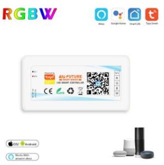 Wifi Led Controller Ios Android Alexa Google Home Wi-fi Dc 5-24V Voor 5050 Enkele Kleur/ cct/Rgb/Rgbww/Rgb + Cct Led Strip Licht RGBW controleur