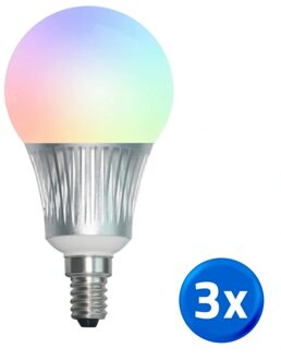 WIFI LED lamp RGBWW 5W E14 fitting voordeelset van 3