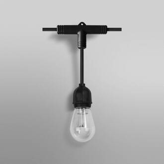 WiFi LED lichtketting STRINGLIGHT, RGBW 12-lamps zwart