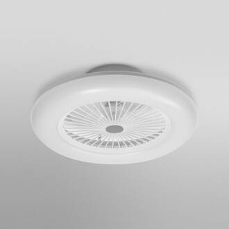 WiFi LED plafondventilator ROUND wit stil 55 cm