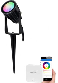 Wifi led tuinspot set RGBWW mét wifi module 6 watt