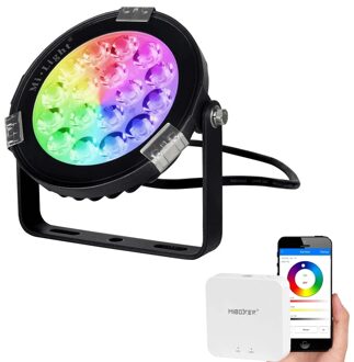 Wifi led tuinspot set RGBWW mét wifi module 9 watt