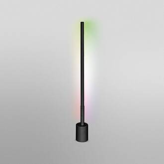 WiFi LED vloerlamp CORNER SLIM, zwart RGB CCT