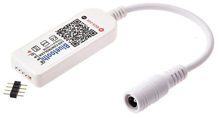 Wifi Mini Rgb Bluetooth Controller Dc 5V 12V 24V Mini Muziek Bluetooth Controller Light Strip Controller Voor rgb Rgbw Led Strip wit