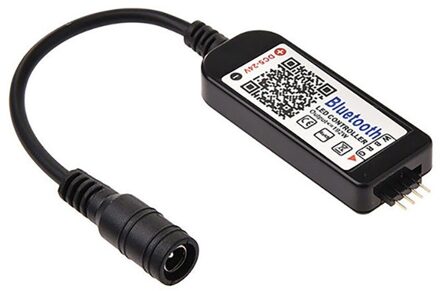 Wifi Mini Rgb Bluetooth Controller Dc 5V 12V 24V Mini Muziek Bluetooth Controller Light Strip Controller Voor rgb Rgbw Led Strip zwart