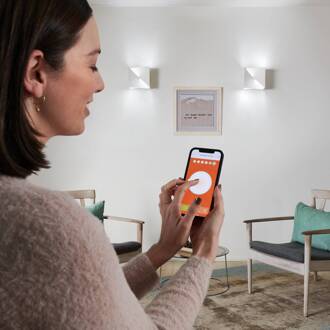 WiFi Orbis Wall Cross, 30 x 15 cm wit