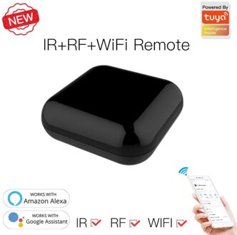 Wifi Rf + Ir Universele Afstandsbediening Rf Apparaten Tuya/Smart Leven App Voice Control Werk Met Alexa Google thuis