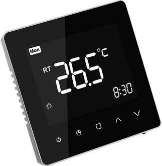 Wifi Slimme Thermostaat Temperatuur Controller Voor Water/Elektrische Vloerverwarming Water/Gas Boiler Werkt Met Alexa Google Thuis wit / TP528GCLW