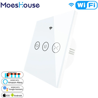 WiFi Smart Curtain Blind Switch for Electric Motorized Tuya Curtain Roller Shutter Works with Alexa Echo Google Home Smart Home