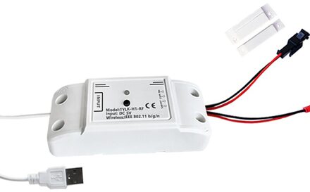 Wifi Smart Garagedeur Opener,Rolling Shuttercontroller, RF433mhz Remote + Tuya Smart Leven App Controle, alexa Google Assistent type 1