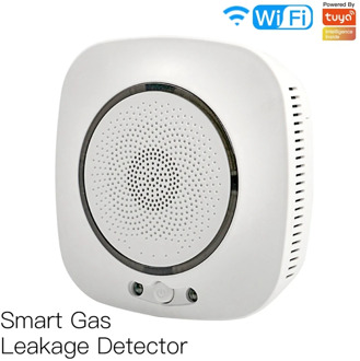 WiFi Smart Gas Leakage Fire Security Detector Gas Combustible Alarm Sensor Smart Life Tuya App Control Home Security System US P