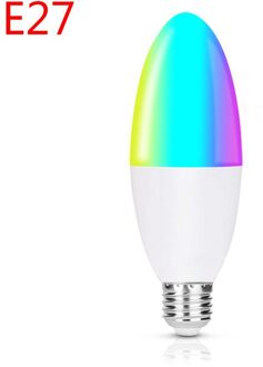 Wifi Smart home LED gloeilamp 6W dimbare licht E27/E14/E10/B22 Compatibel met alexa Google Home controle door smart leven APP