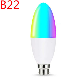 Wifi Smart home LED gloeilamp 6W dimbare licht E27/E14/E10/B22 Compatibel met alexa Google Home controle door smart leven APP
