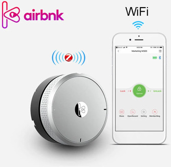 Wifi Smart Lock Cylinder Fingerprint WIFI Gateway Smart Lock Body Phone Control Door sensor Keyless Lock Core For Smart Home