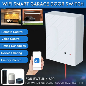 WiFi Smart Switch Car Garage Door Opener Remote Control for EWeLink APP Phone Support Alexa Google Home