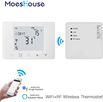 WiFi Smart Thermostat Wall-Hung Gas Boiler Water Electric Underfloor Heating Temperature Controller Work with Alexa Google Home