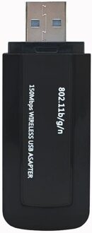 Wifi Usb Adapter RT3070 150Mbps Usb 2.0 Wifi Draadloze Netwerkkaart 802.11b/g/n Lan Adapter Met Externe Antenne Built-in antenna