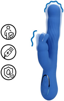 Wiggle Rabbit Vibrator - Jetset Blauw