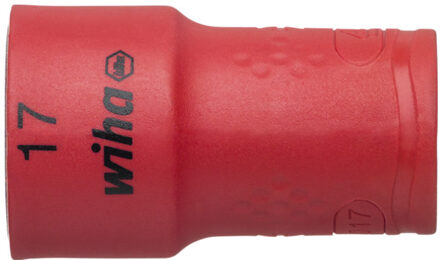 Wiha 246207 Dopsleutelinzet geïsoleerd 3/8" buitenzeskant 17.0 mm x 45 mm - 43072