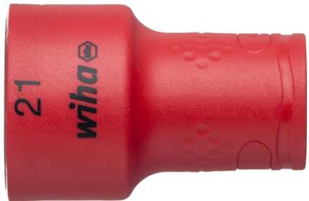 Wiha 246210 Dopsleutelinzet geïsoleerd 3/8" buitenzeskant 21.0 mm x 47 mm - 43075