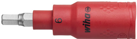 Wiha 246242 Dopsleutelinzet geïsoleerd 3/8" binnenzeskant 6.0 mm x 75 mm - 43107