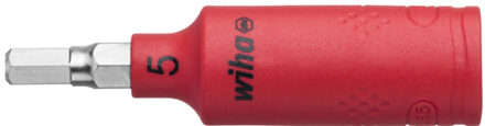 Wiha 246246 Dopsleutelinzet geïsoleerd 1/4" binnenzeskant 5.0 mm x 65 mm - 43111