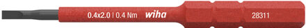 Wiha 283110020 Bit slimBit electric sleufkop 2.0 mm x 75 mm - 43115