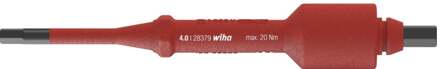 Wiha 283793040 Wisselschacht electric zeskant voor momentschroevendraaiers met dwarsgreep electric 4.0 mm x 136 mm - 38919