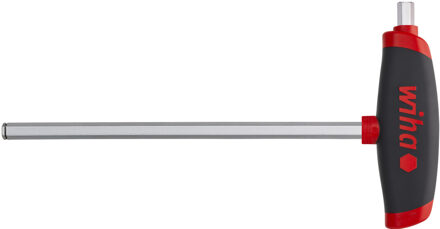 Wiha 334DSR080200-01 Stiftsleutel met dwarsgreep ComfortGrip zeskant MagicRing met zijpunt, mat verchroomd 8.0 mm - 45444