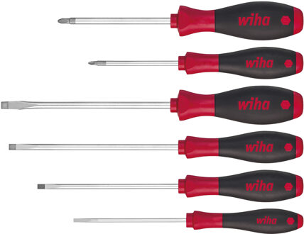 Wiha 6-delige Schroevendraaierset SoftFinish Wit
