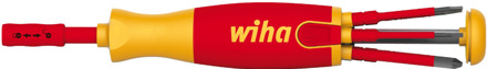 Wiha Schroevendraaier met bitmagazijn LiftUp electric Phillips, PlusMin/Pozidriv, sleufkop met 6 slimBits (38611)