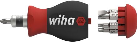 Wiha Schroevendraaier met bitmagazijn Stubby Schroevendraaier