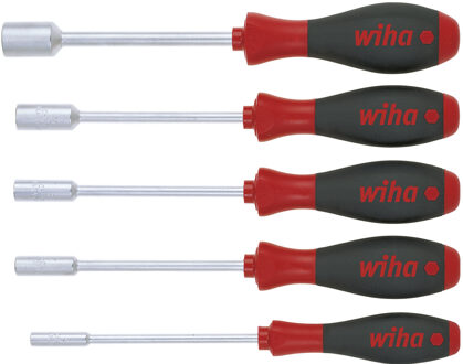 Wiha Schroevendraaierset SoftFinish zeskantdopsleutel 5-delig (01034) Wit