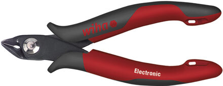 Wiha Schuine zijkniptang Electronic brede, spitse kop zonder facet (26833) 128 mm