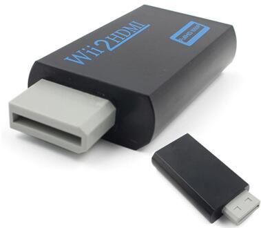 Wii Naar Hdmi Adapter Converter Stick 1080P Full Hd Tv Audio 3.5 Mm Adapter Kabel Voor Pc Hdtv Monitor display Adapter Kabel