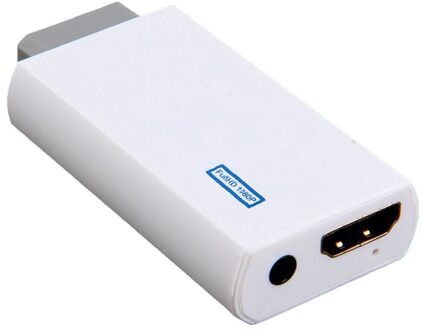 Wii Naar Hdmi-Compatibel Converter Full Hd 1080P 3.5Mm Audio Voor Pc Hdtv Monitor Display Wii Naar hdmi-Compatibel Adapter