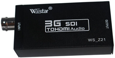 Wiistar HD 1080 P 3G sdi naar hdmi Converter Ondersteuning HD-SDI/3G-SDI Signalen Tonen sdi2hdmi sdi naar hdmi