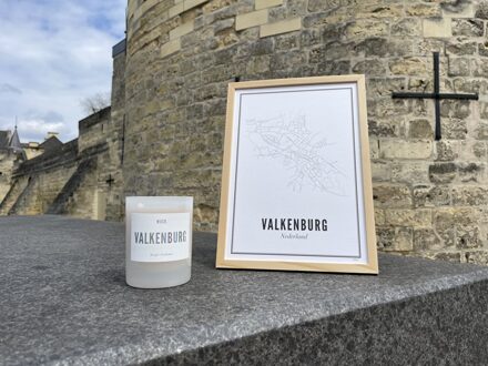 WIJCK. Scent candle white valkenburg Print / Multi - One size