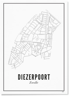 WIJCK. Zwolle Diezerpoort A4 21 x 30 Wit