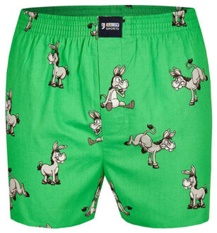 Wijde boxershort ezel - maat M Groen