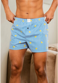 Wijde boxershorts heren 6-pack multipack d515 - maat M Veelkleurig