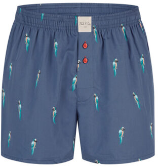 Wijde boxershorts heren 6-pack pack d525 - maat M Veelkleurig