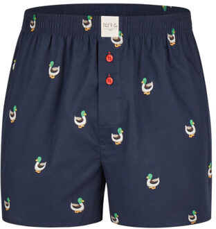 Wijde boxershorts heren geweven katoen multipack 6-pack d405 Veelkleurig - XL