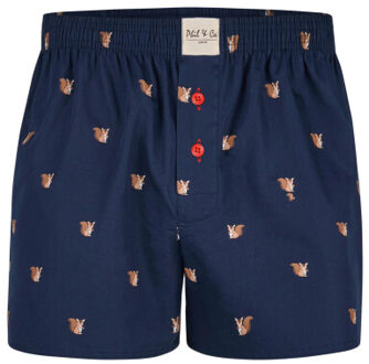 Wijde boxershorts heren geweven katoen pack 6-pack d410 Veelkleurig - XXL