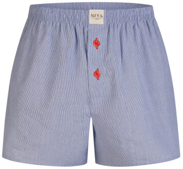 Wijde boxershorts heren geweven katoen pack 6-pack d415 - maat XXL Veelkleurig